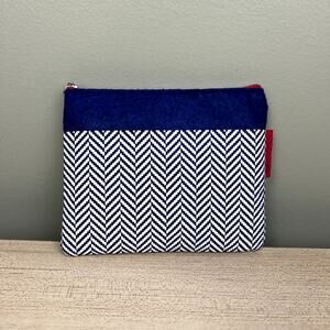 British Airways Traveller Plus Amenities Bag Cosmetics Toiletry Small Zip Pouch